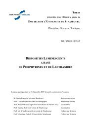 dispositifs luminescents a base de porphyrines et de lanthanides