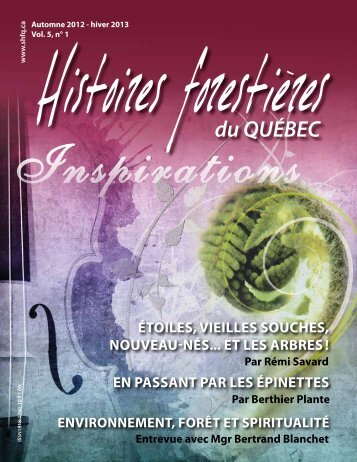 forestières - Société d'histoire forestière du Québec