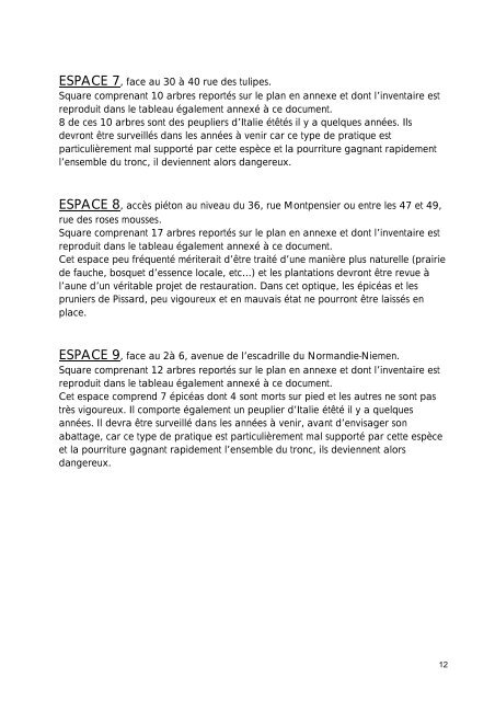 Etude phytosanitaire des arbres de certains parcs publics de ...