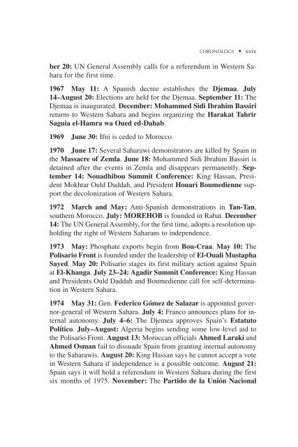 Historical Dictionary of Western Sahara Third ... - Scarecrow Press