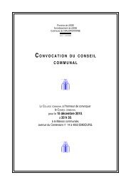 convocation du conseil communal - Chaudfontaine.be