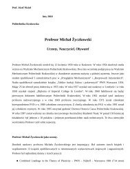 Profesor Michał Życzkowski