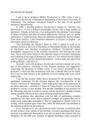 WŁADYSŁAW EGNER I got to know professor Michał Życzkowski in ...