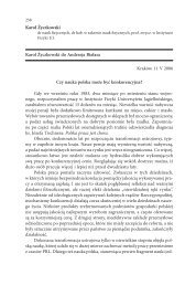 Karol Życzkowski Karol Życzkowski do Andrzeja Białasa Kraków, 11 ...