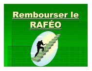 Rembourser le RAFÉO