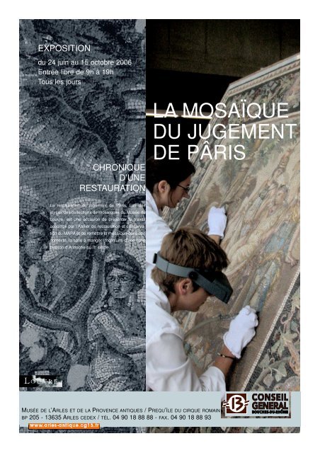 la mosaïque du jugement de pâris - Musée départemental Arles ...