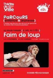 Faim de loup - Théâtre de la Ville