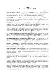 Liste de victimes du 7 mai 1942 - Archives municipales de Nantes