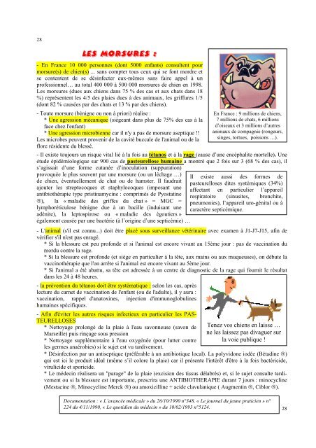 Secourisme Piqures Morsures JP GESLIN.pdf - Free