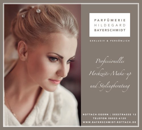 Professionelles Hochzeits-Make-up und Stylingberatung