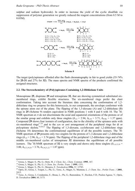 Ph.D. THESIS ABSTRACT SYNTHESIS, STEREOCHEMISTRY AND ...