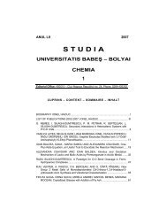 full papers - Facultatea de Chimie şi Inginerie Chimică