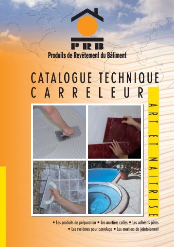 CATALOGUE TECHNIQUE C A R R E L E U R - Econology