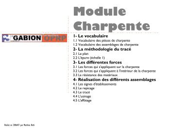 Module Charpente 1 - Le Gabion