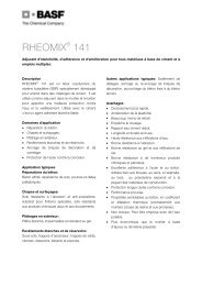 Rheomix 141 (Febond SBR) - BASF Construction Chemicals