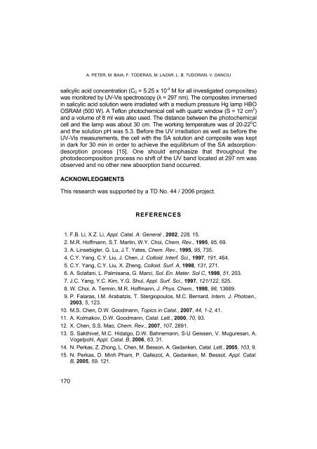 PDF file - Facultatea de Chimie şi Inginerie Chimică