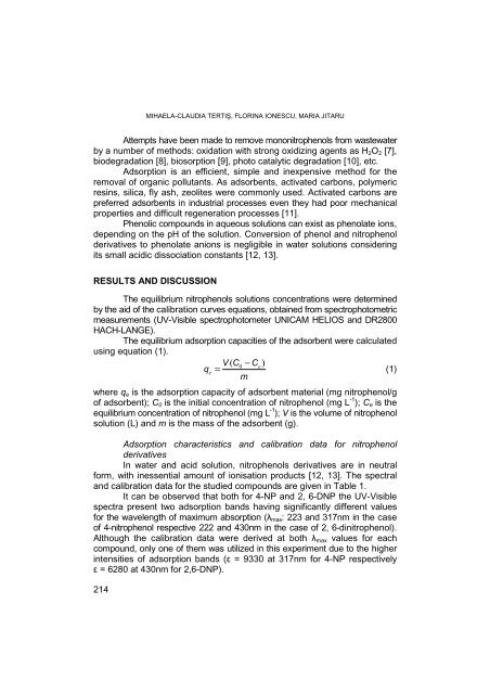 PDF file - Facultatea de Chimie şi Inginerie Chimică