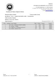 Ştiinţa şi ingineria materialelor oxidice şi nanomateriale, linia