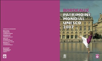 Bordeaux Patrimoine mondial Unesco - Dossier de presse