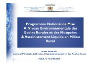 Programme National de Mise A Niveau Environnementale ... - Agire