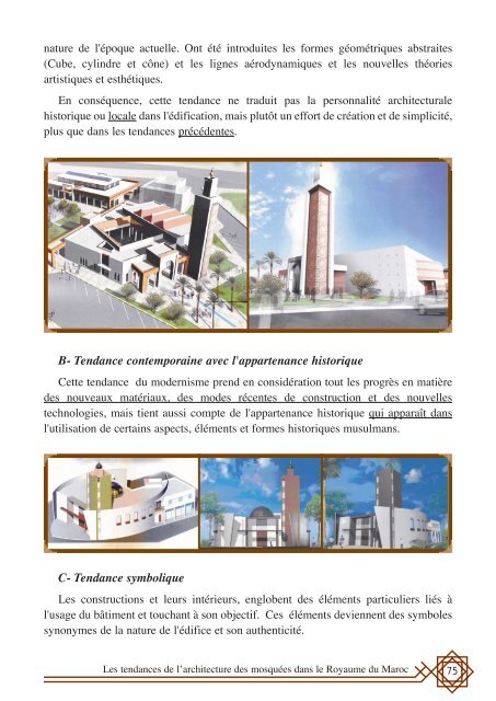 Les Spécificités Architecturales des Mosquées au Maroc