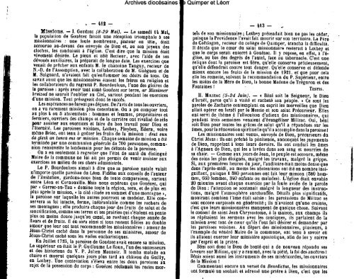 LA SEMAINE RELIGIEUSE - Diocèse de Quimper et du Léon