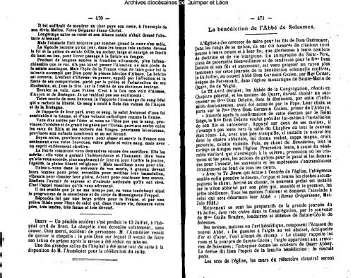 LA SEMAINE RELIGIEUSE - Diocèse de Quimper et du Léon