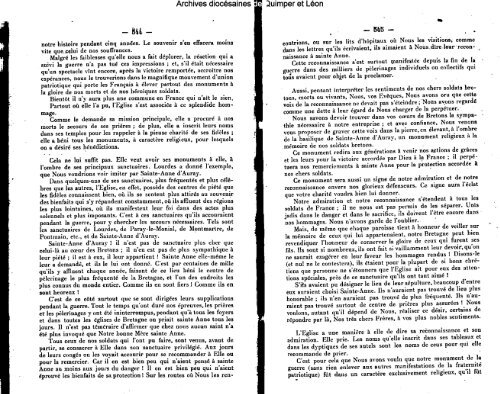 LA SEMAINE RELIGIEUSE - Diocèse de Quimper et du Léon