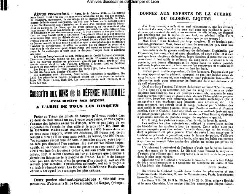 LA SEMAINE RELIGIEUSE - Diocèse de Quimper et du Léon