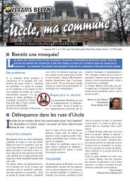 Bientôt une mosquée? Délinquance dans les rues d'Uccle