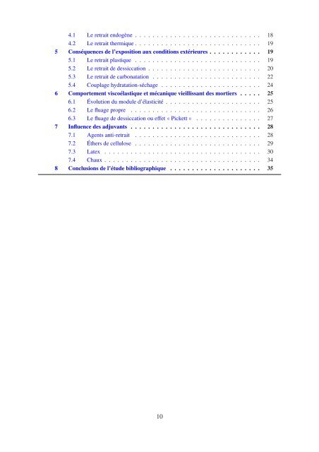 Fissuration des mortiers - CSTB