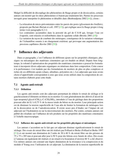 Fissuration des mortiers - CSTB