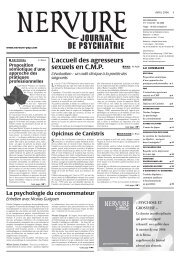 Avril - Nervure Journal de Psychiatrie