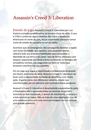 Assassin's Creed 3: Liberation - Submarino