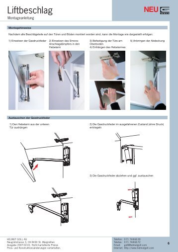 Liftbeschlag