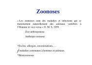 Zoonoses - Roneo'07