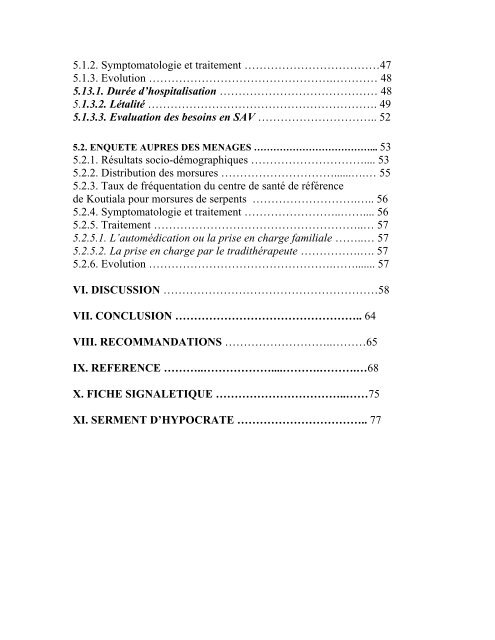 thèse aspects epidemiologiques et incidence des morsures de ...