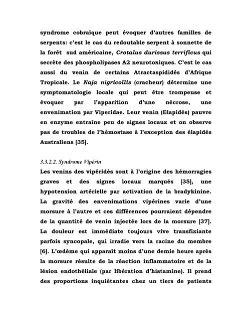 thèse aspects epidemiologiques et incidence des morsures de ...