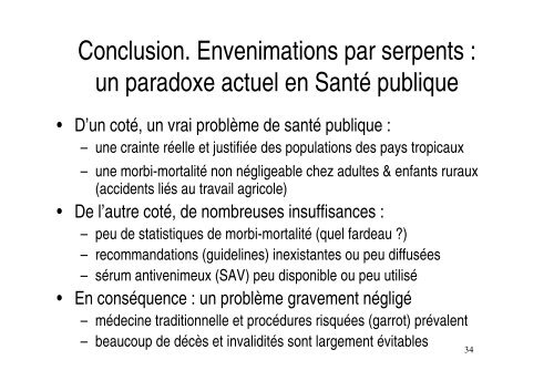 Envenimations par serpents d'Asie - Institut de la francophonie pour ...