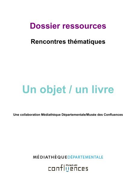 Dossier ressources (pdf - 568Ko) - musée des Confluences