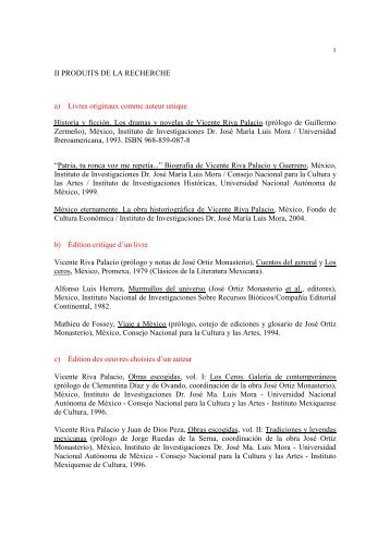 Publications-Ortiz Monasterio