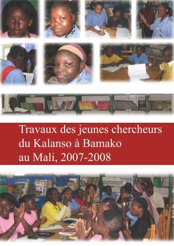 Travaux des jeunes chercheurs du Kalanso à Bamako ... - ROCARE