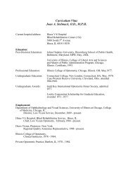 CV Joan [W51] - University of Illinois College of Medicine at Chicago ...