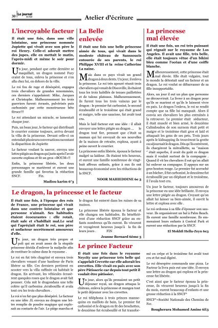 Le journal du liad - Lycée International Alexandre Dumas