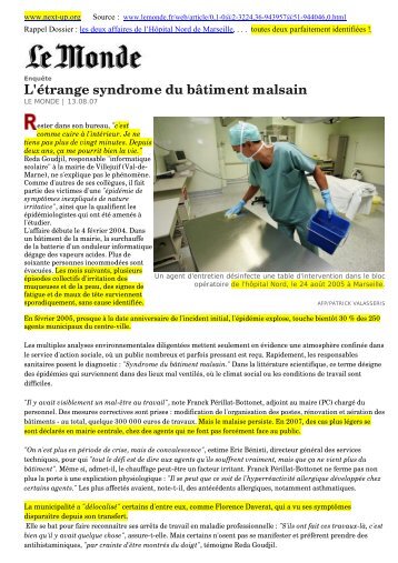 L'étrange syndrome du bâtiment malsain - Next-up