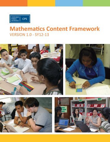 Mathematics Content Framework - Chicago Public Schools