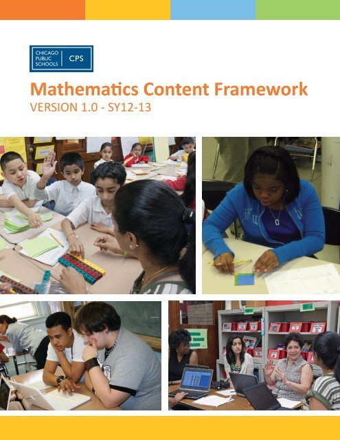 Mathematics Content Framework - Chicago Public Schools