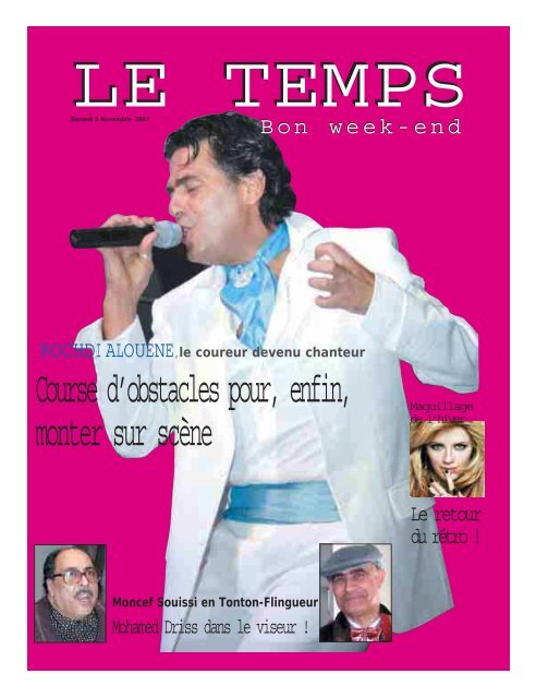 COUVERTURE** (Page 1) - Le Temps