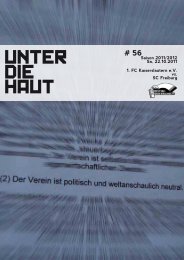 UNTER DIE HAUT - Frenetic Youth