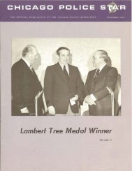 Lambert Tree Medal Winner - Chicago Cop.com